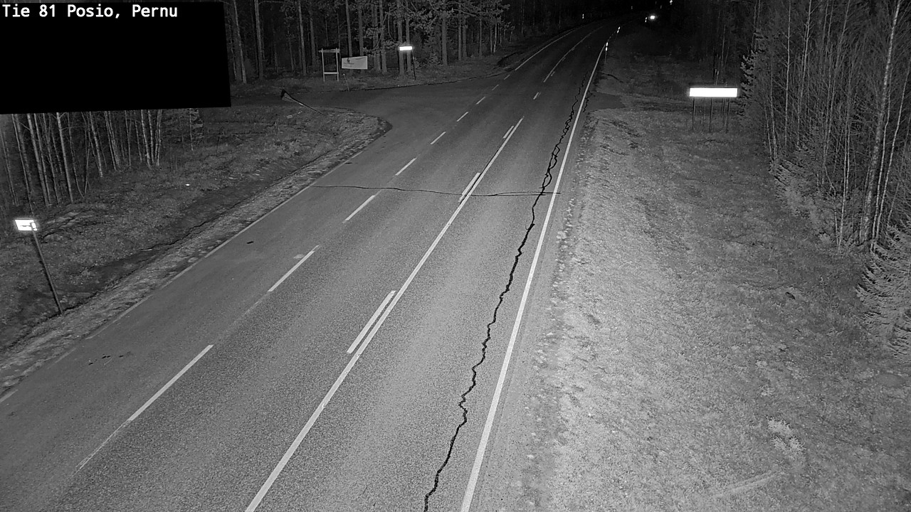 Kelikamerat Kuva Tie 81 Posio, Pernu, Posio, Lappi
