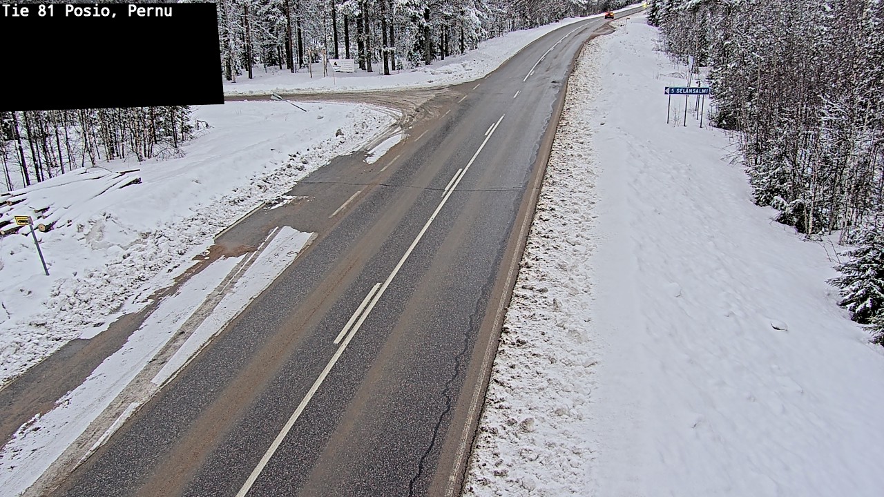 Kelikamerat Kuva Tie 81 Posio, Pernu, Posio, Lappi