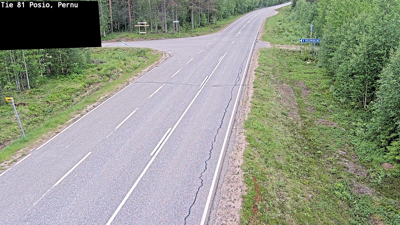 Kelikamerat Kuva Tie 81 Posio, Pernu, Posio, Lappi