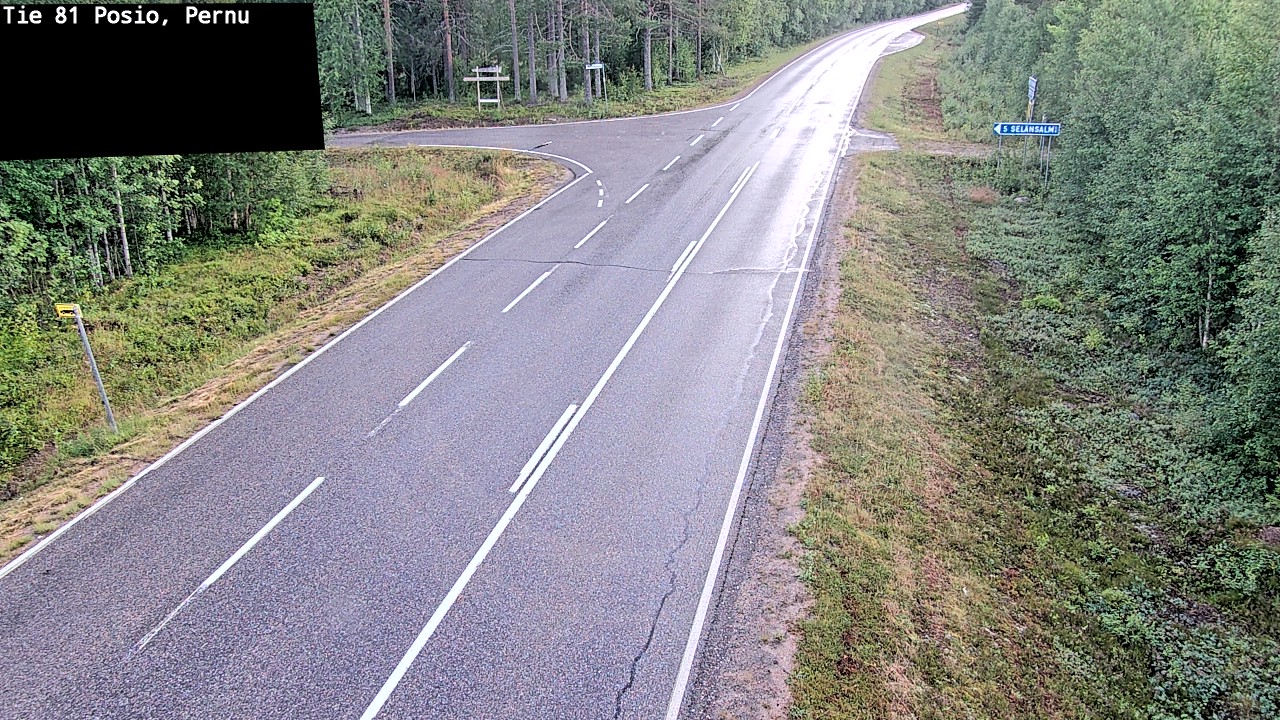 Kelikamerat Kuva Tie 81 Posio, Pernu, Posio, Lappi