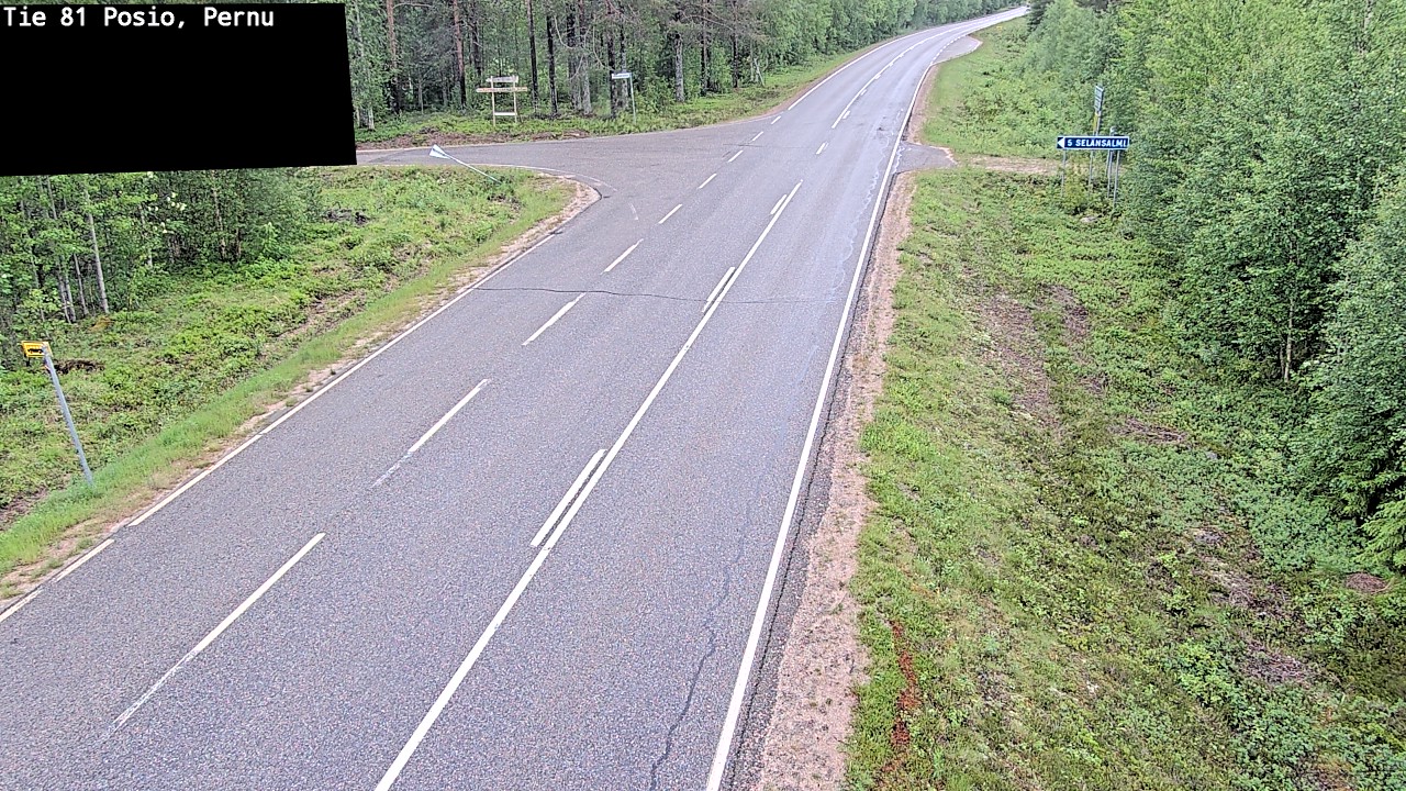 Kelikamerat Kuva Tie 81 Posio, Pernu, Posio, Lappi