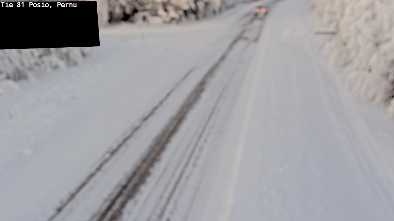 Kelikamerat Kuva Tie 81 Posio, Pernu, Posio, Lappi