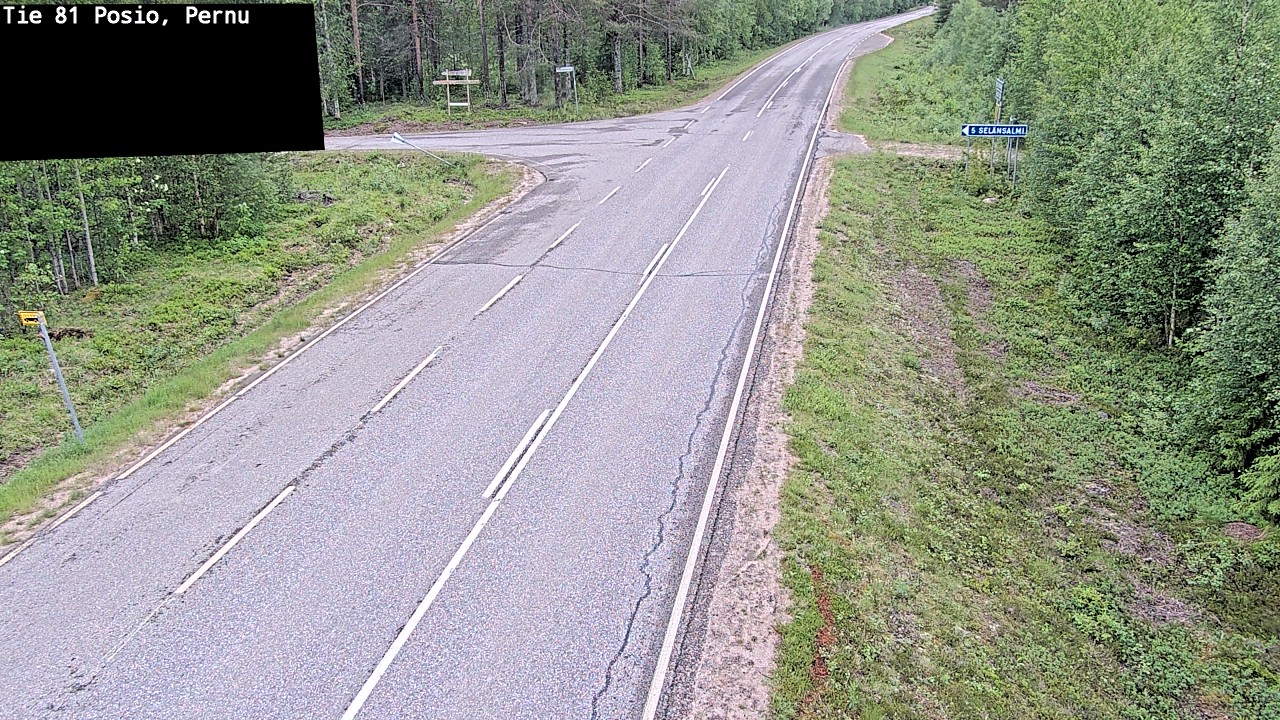 Kelikamerat Kuva Tie 81 Posio, Pernu, Posio, Lappi