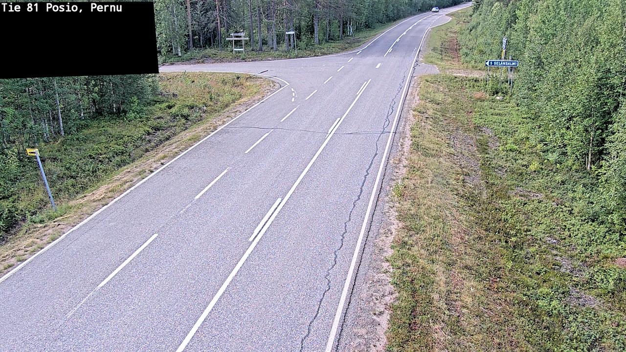 Kelikamerat Kuva Tie 81 Posio, Pernu, Posio, Lappi