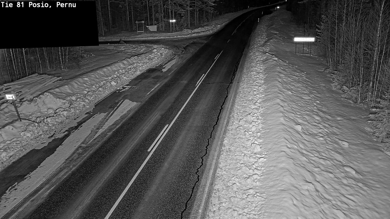 Kelikamerat Kuva Tie 81 Posio, Pernu, Posio, Lappi