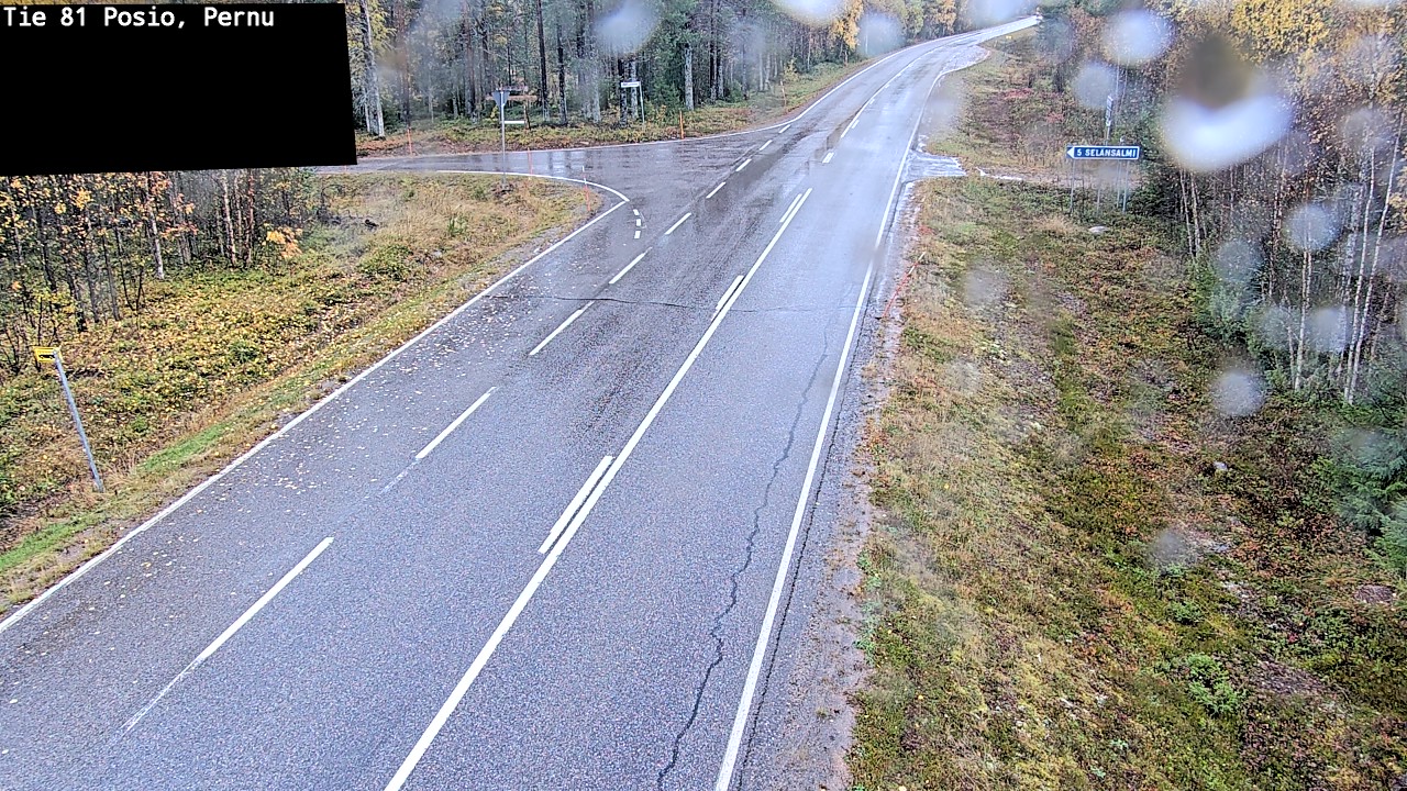 Weather Camera Image Road 81 Posio, Pernu, Posio, Lappi