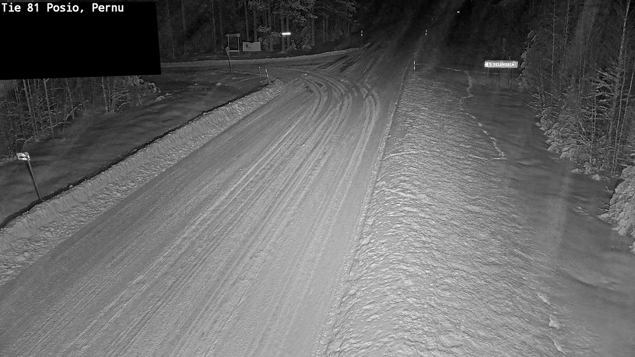 Weather Camera Image Road 81 Posio, Pernu, Posio, Lappi