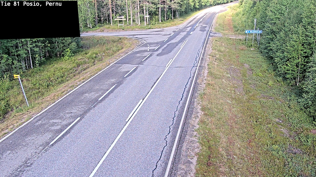 Kelikamerat Kuva Tie 81 Posio, Pernu, Posio, Lappi