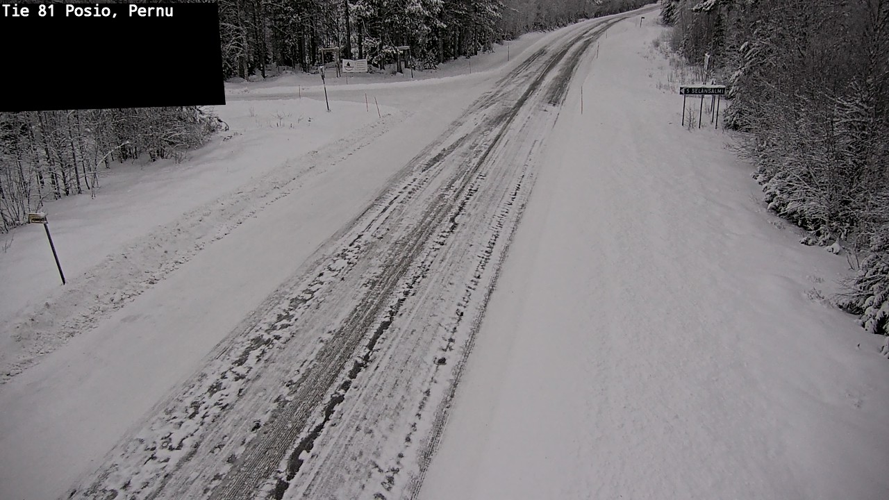 Kelikamerat Kuva Tie 81 Posio, Pernu, Posio, Lappi