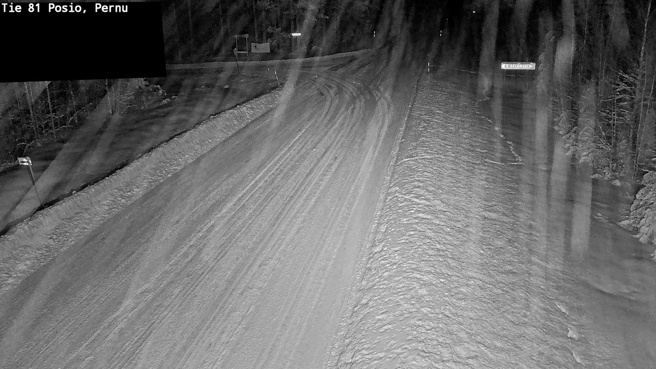 Weather Camera Image Road 81 Posio, Pernu, Posio, Lappi