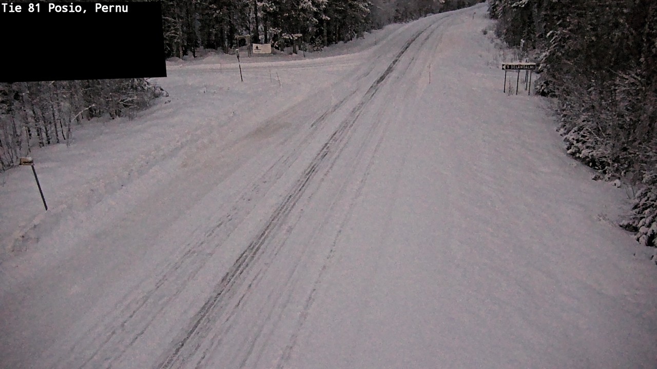 Kelikamerat Kuva Tie 81 Posio, Pernu, Posio, Lappi