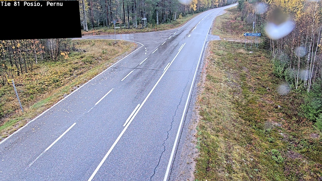 Weather Camera Image Road 81 Posio, Pernu, Posio, Lappi