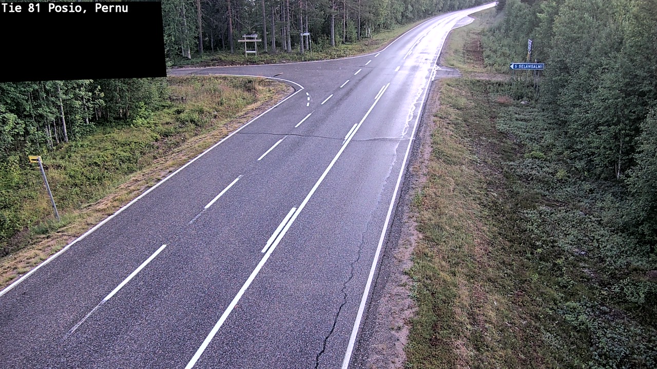 Kelikamerat Kuva Tie 81 Posio, Pernu, Posio, Lappi