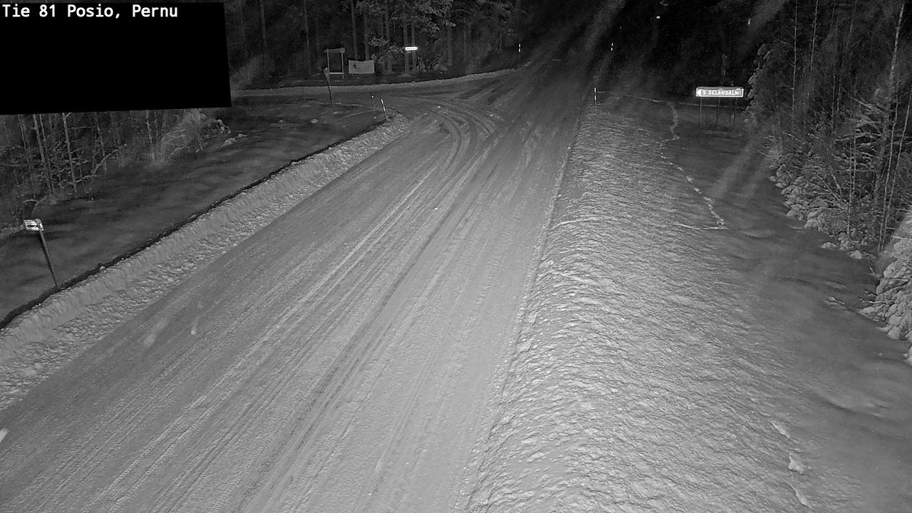 Weather Camera Image Road 81 Posio, Pernu, Posio, Lappi