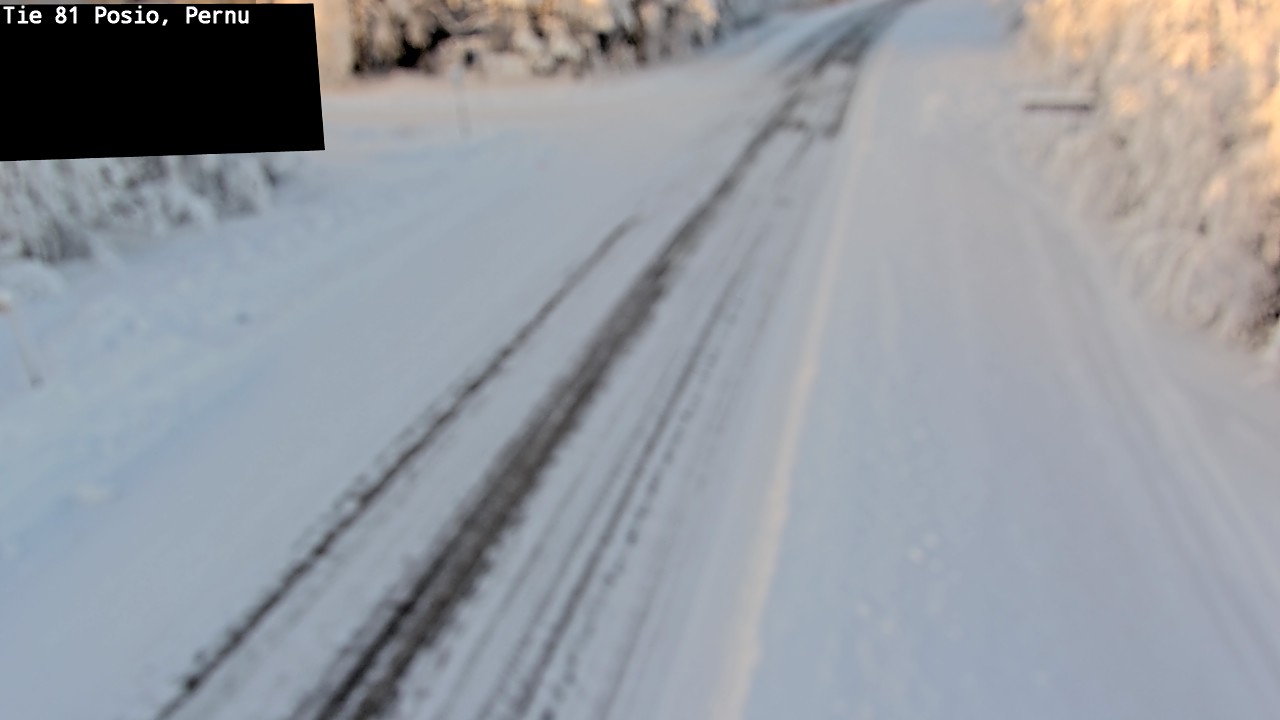 Kelikamerat Kuva Tie 81 Posio, Pernu, Posio, Lappi