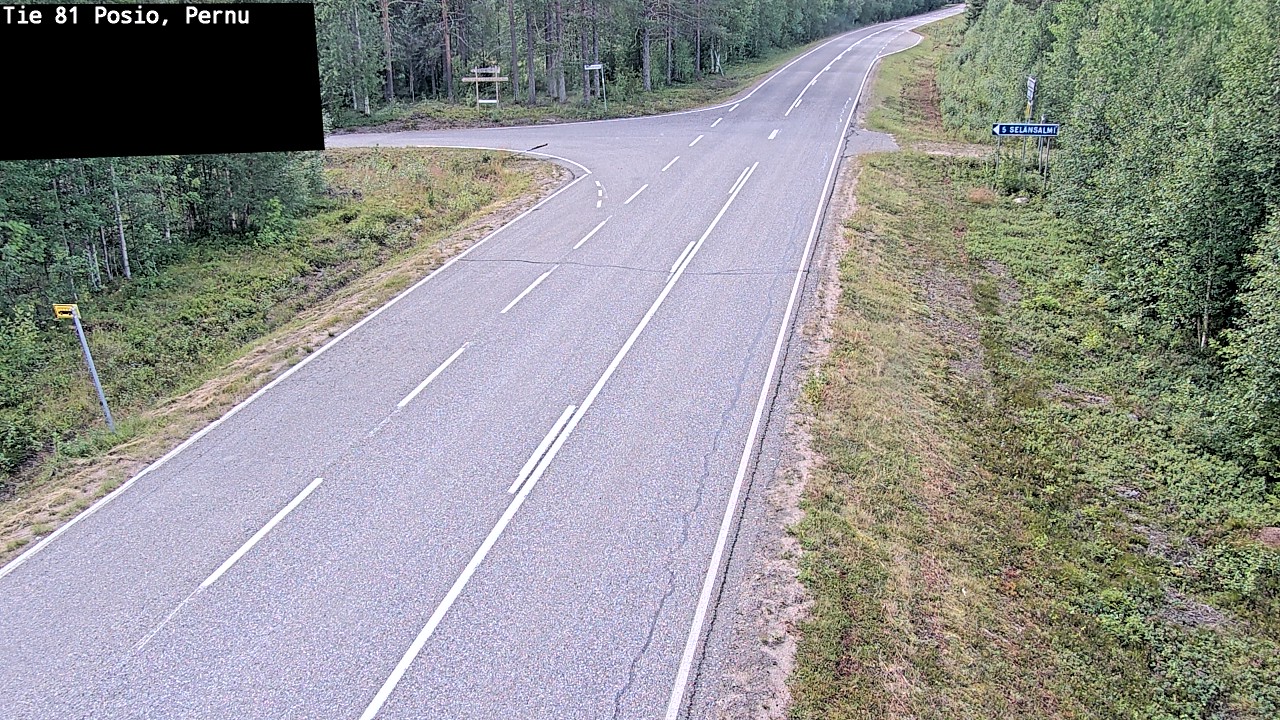 Kelikamerat Kuva Tie 81 Posio, Pernu, Posio, Lappi