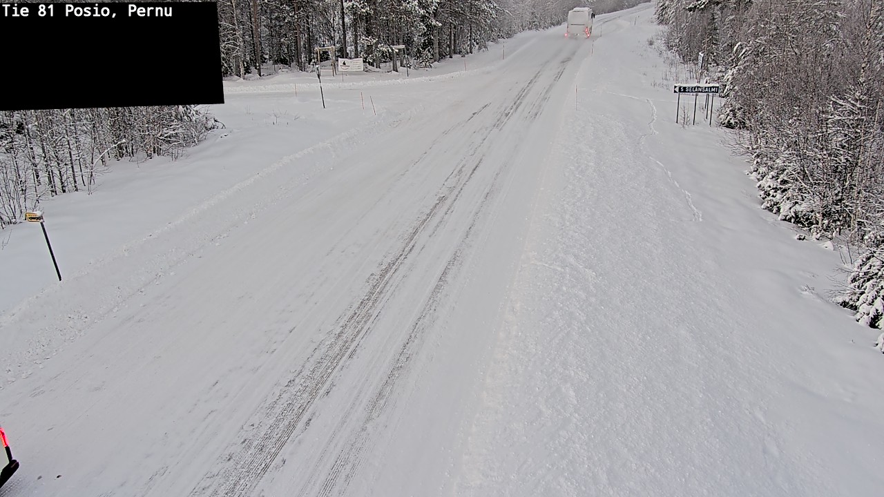 Weather Camera Image Road 81 Posio, Pernu, Posio, Lappi