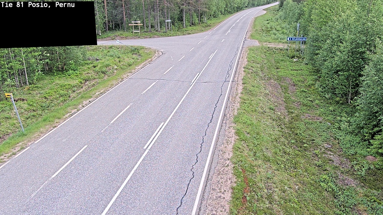 Kelikamerat Kuva Tie 81 Posio, Pernu, Posio, Lappi