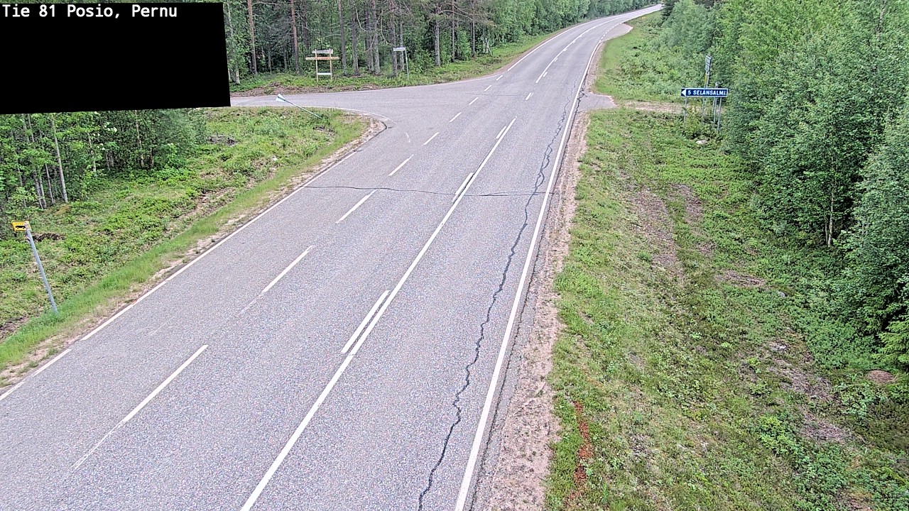 Kelikamerat Kuva Tie 81 Posio, Pernu, Posio, Lappi