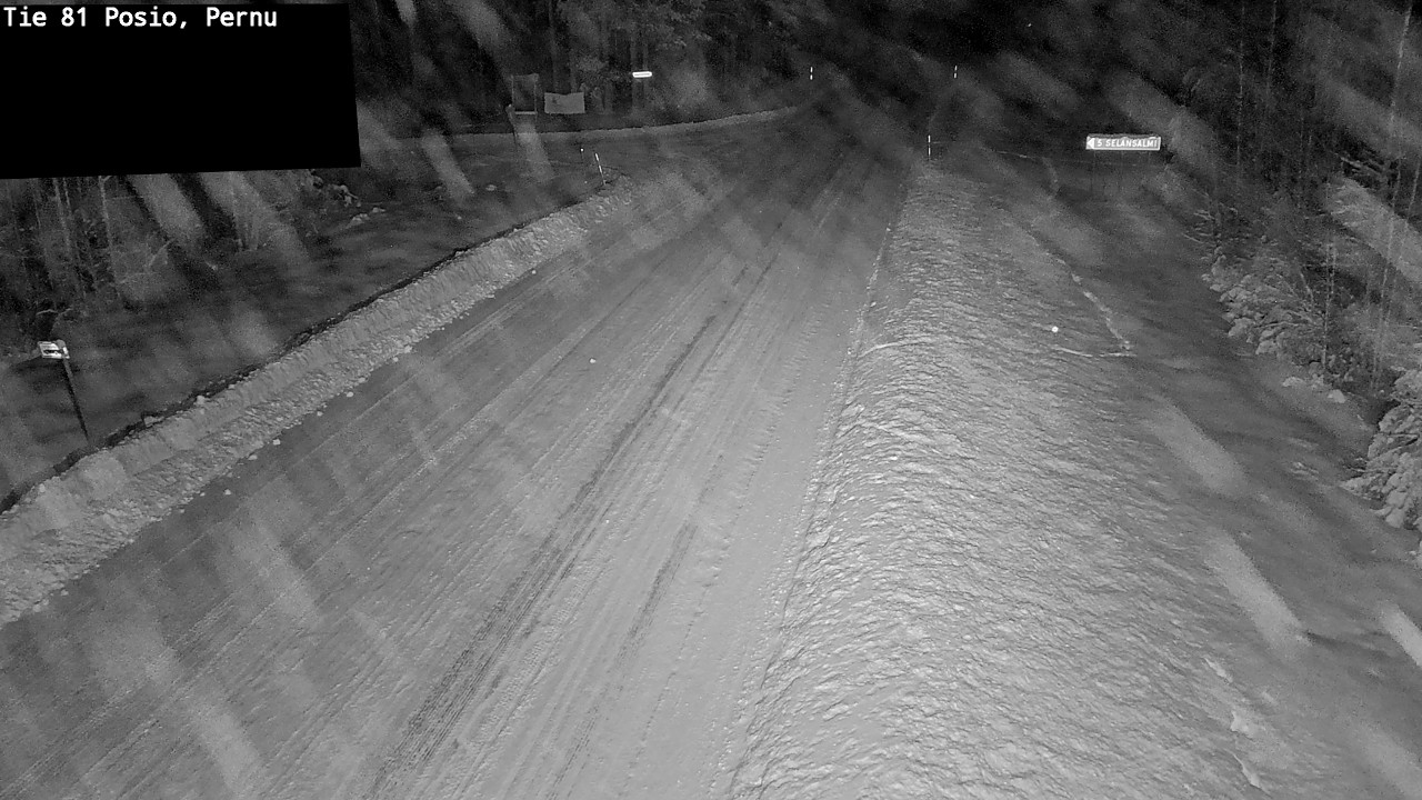 Weather Camera Image Road 81 Posio, Pernu, Posio, Lappi