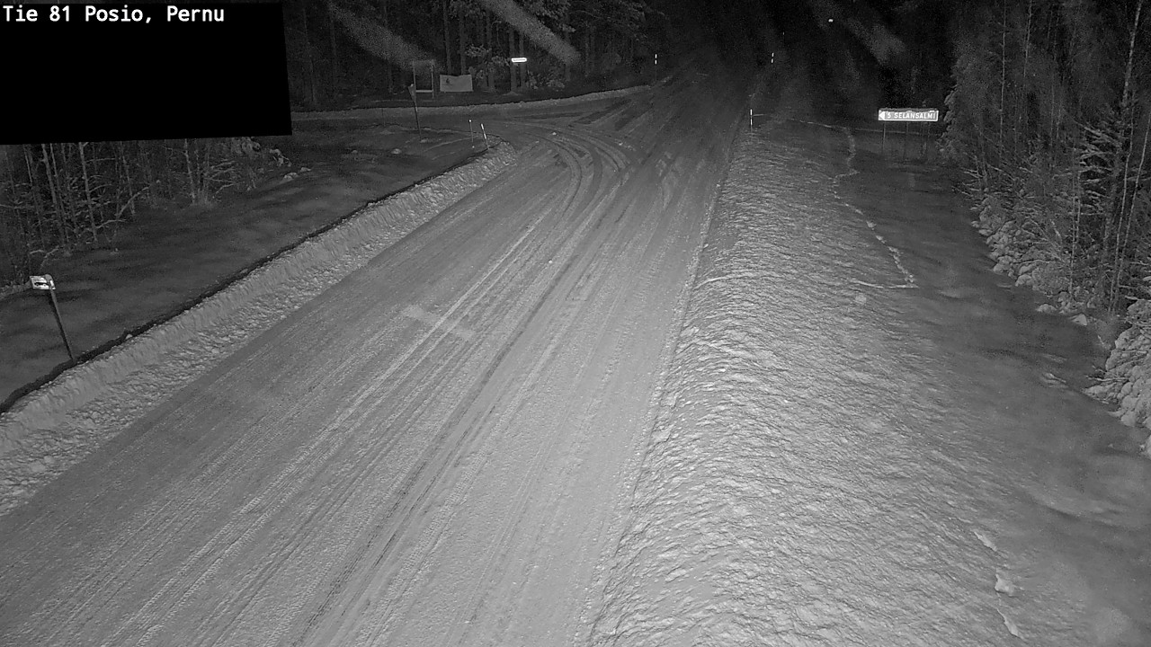 Weather Camera Image Road 81 Posio, Pernu, Posio, Lappi