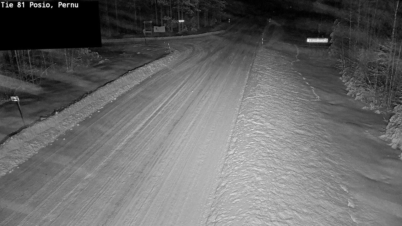 Weather Camera Image Road 81 Posio, Pernu, Posio, Lappi