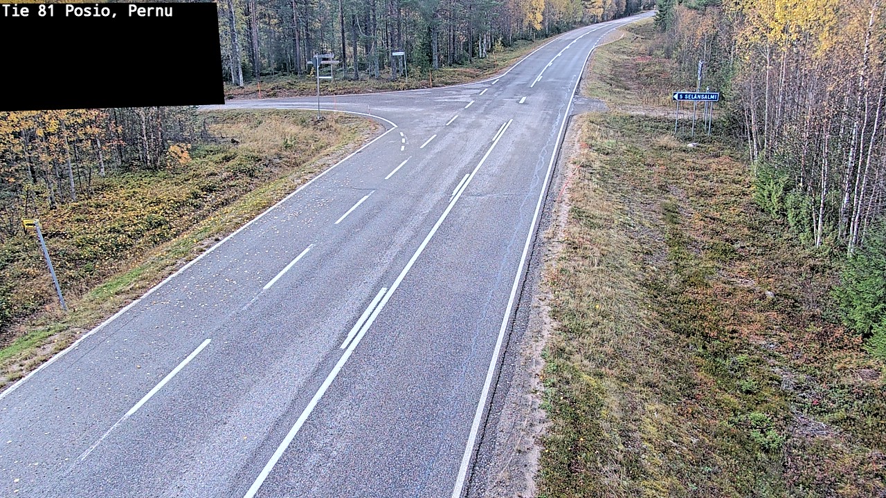 Kelikamerat Kuva Tie 81 Posio, Pernu, Posio, Lappi