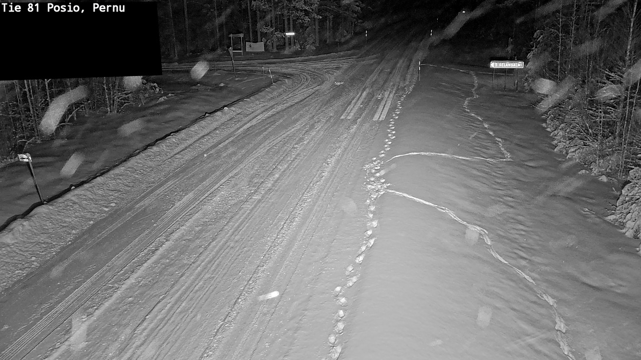 Weather Camera Image Road 81 Posio, Pernu, Posio, Lappi