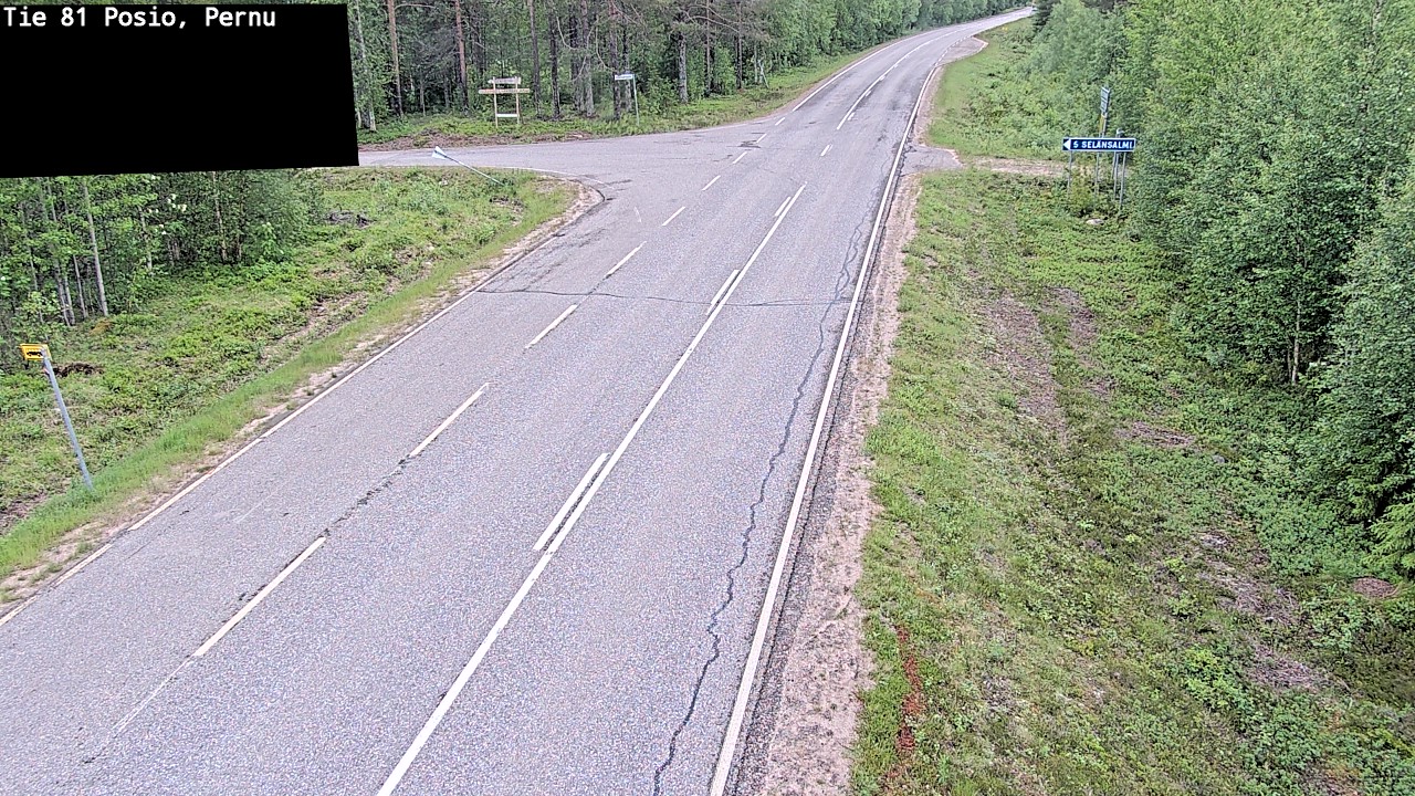 Kelikamerat Kuva Tie 81 Posio, Pernu, Posio, Lappi