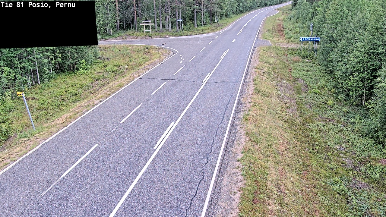 Kelikamerat Kuva Tie 81 Posio, Pernu, Posio, Lappi