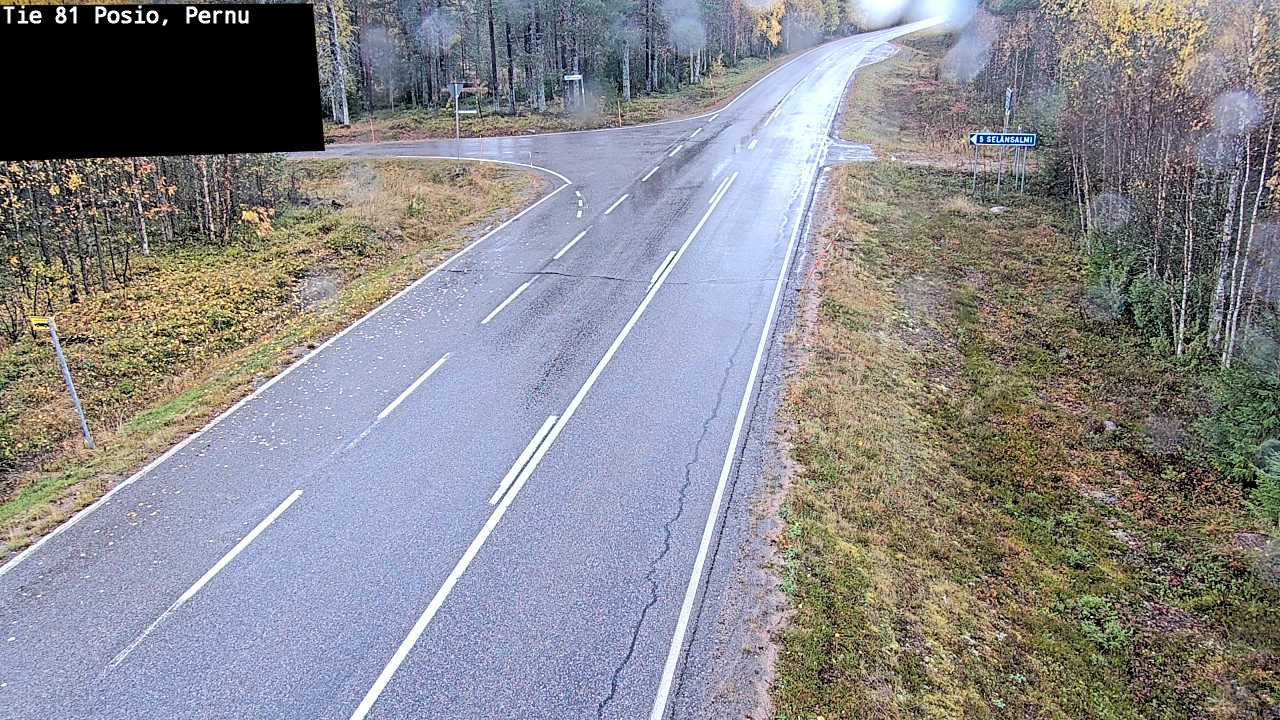 Weather Camera Image Road 81 Posio, Pernu, Posio, Lappi