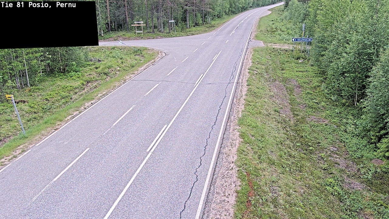 Kelikamerat Kuva Tie 81 Posio, Pernu, Posio, Lappi
