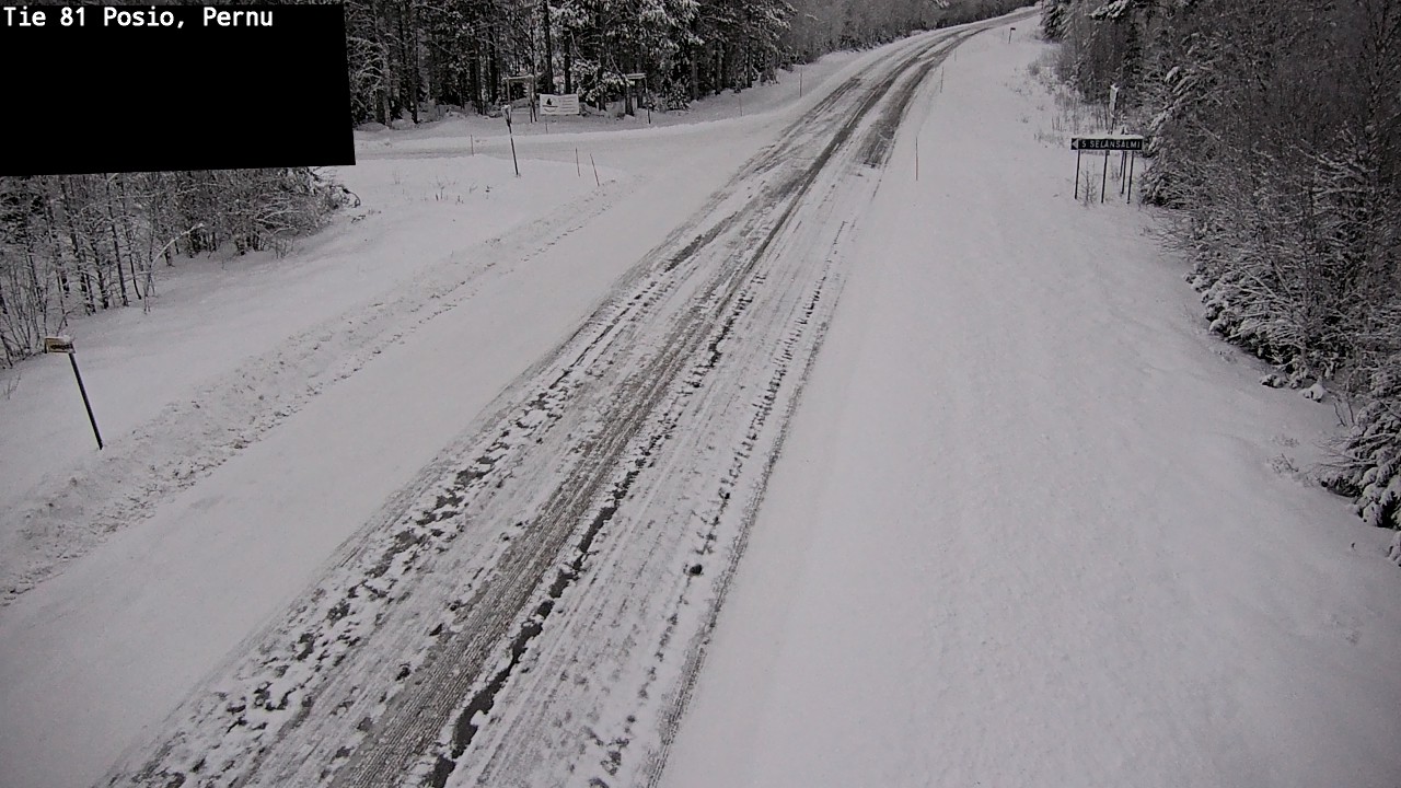 Kelikamerat Kuva Tie 81 Posio, Pernu, Posio, Lappi