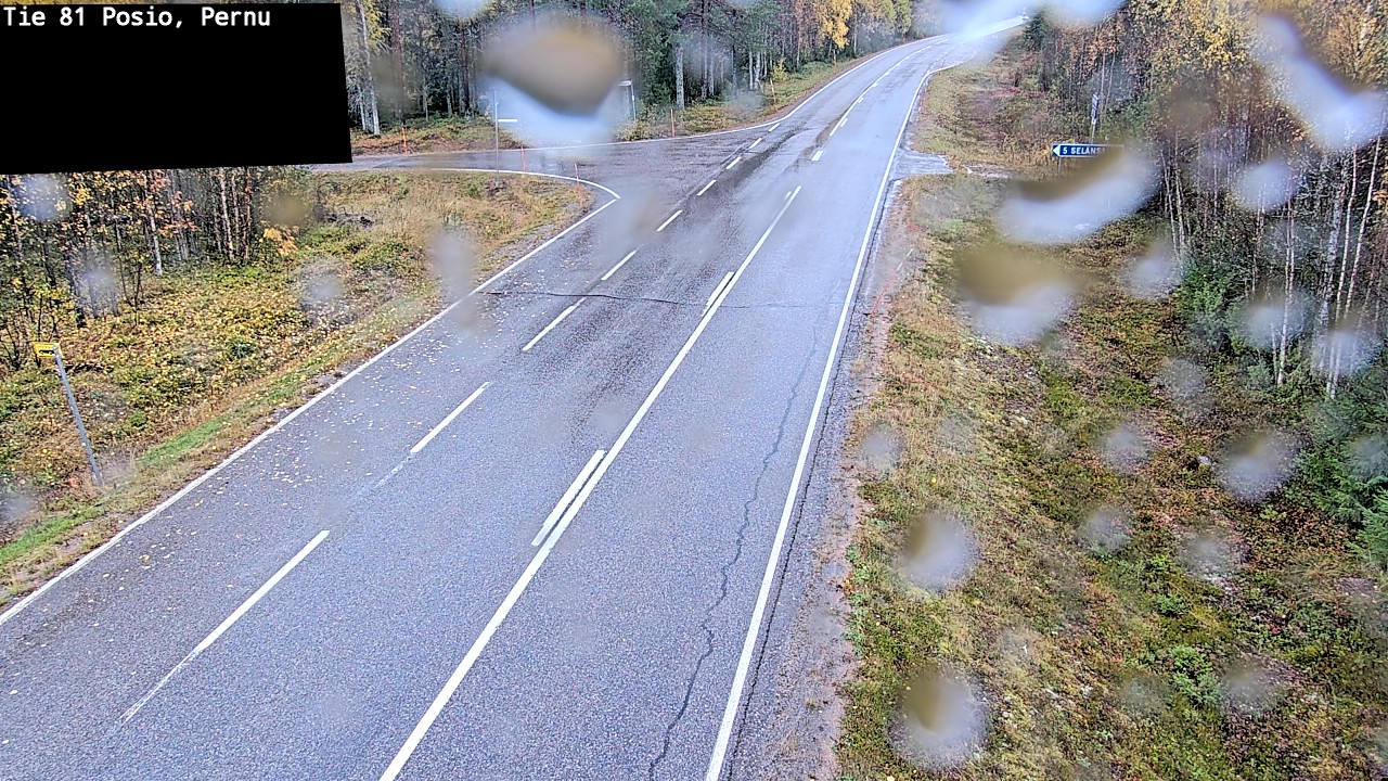 Weather Camera Image Väg 81 Posio, Pernu, Posio, Lappi