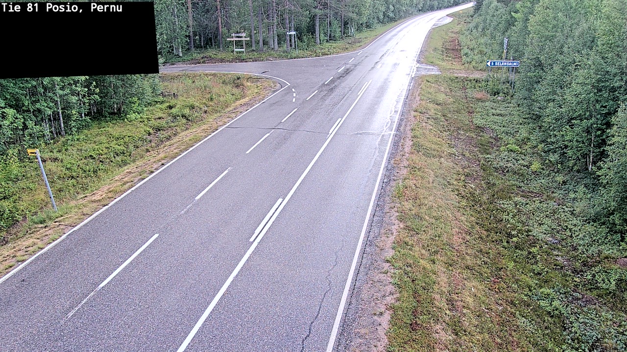 Kelikamerat Kuva Tie 81 Posio, Pernu, Posio, Lappi