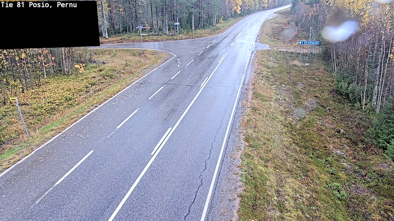 Weather Camera Image Road 81 Posio, Pernu, Posio, Lappi