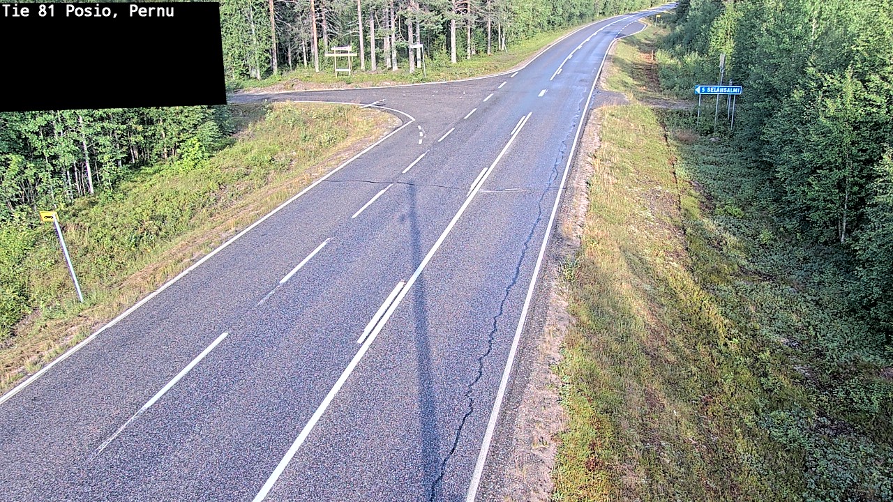 Kelikamerat Kuva Tie 81 Posio, Pernu, Posio, Lappi
