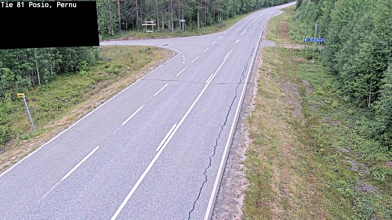 Kelikamerat Kuva Tie 81 Posio, Pernu, Posio, Lappi