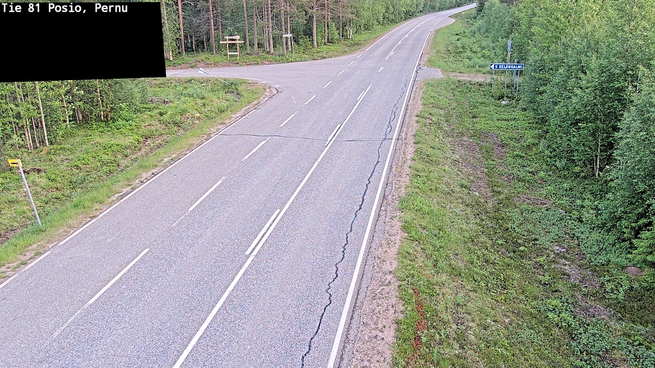 Kelikamerat Kuva Tie 81 Posio, Pernu, Posio, Lappi