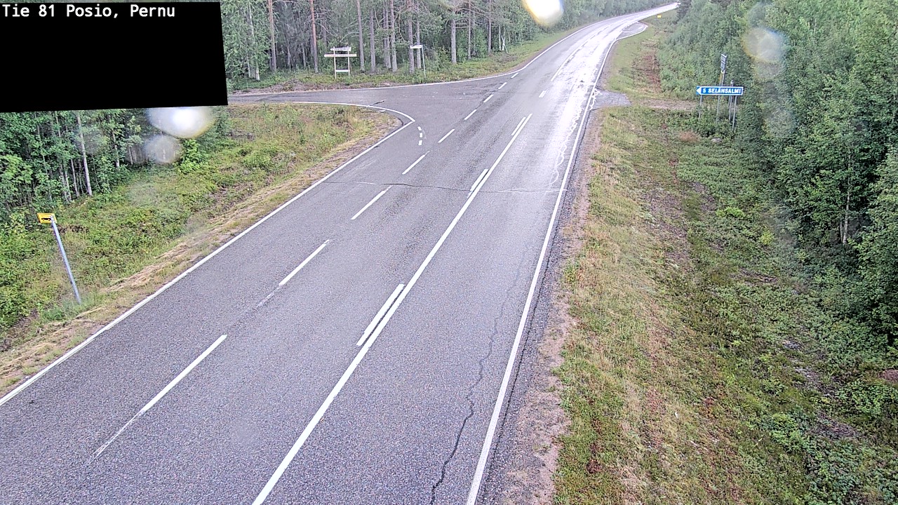 Kelikamerat Kuva Tie 81 Posio, Pernu, Posio, Lappi