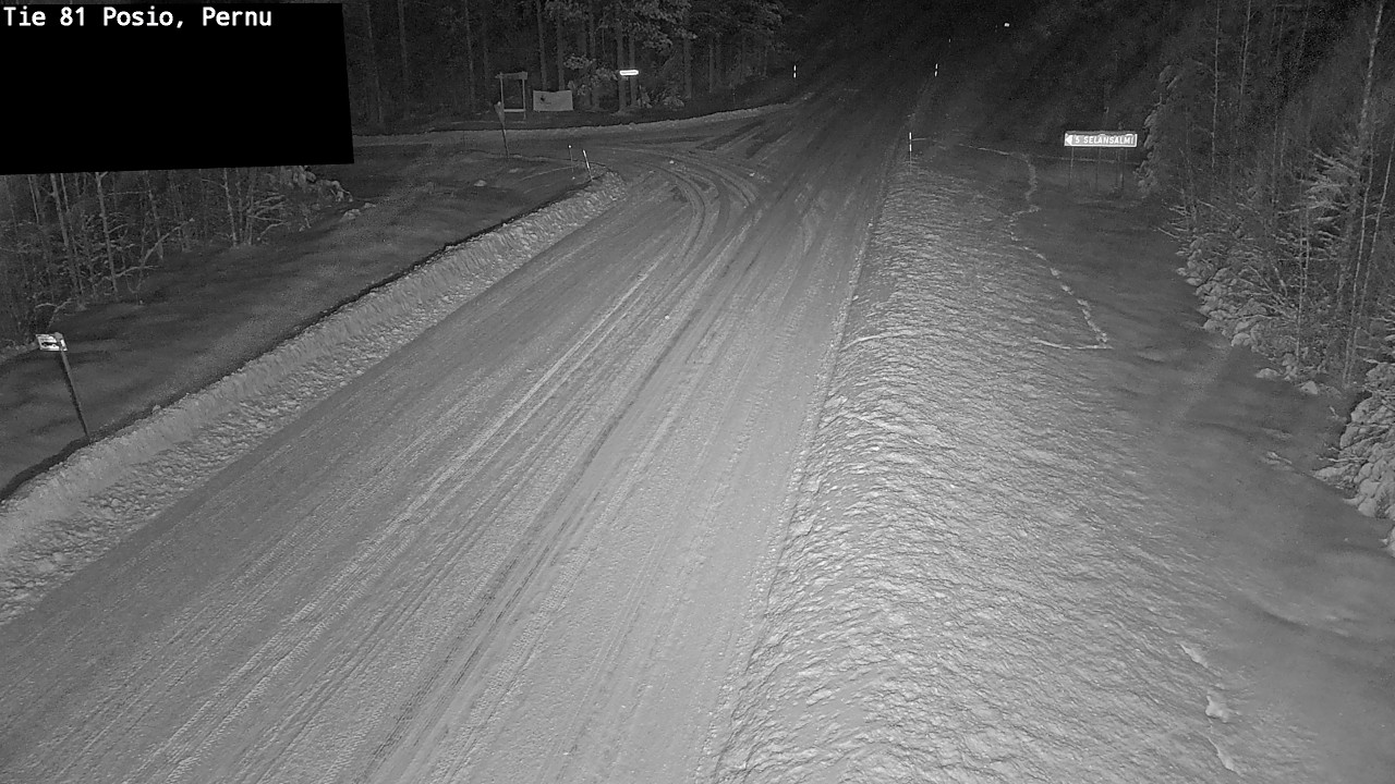 Weather Camera Image Road 81 Posio, Pernu, Posio, Lappi