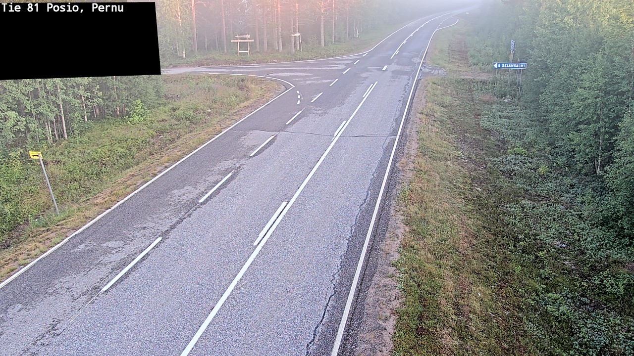 Kelikamerat Kuva Tie 81 Posio, Pernu, Posio, Lappi