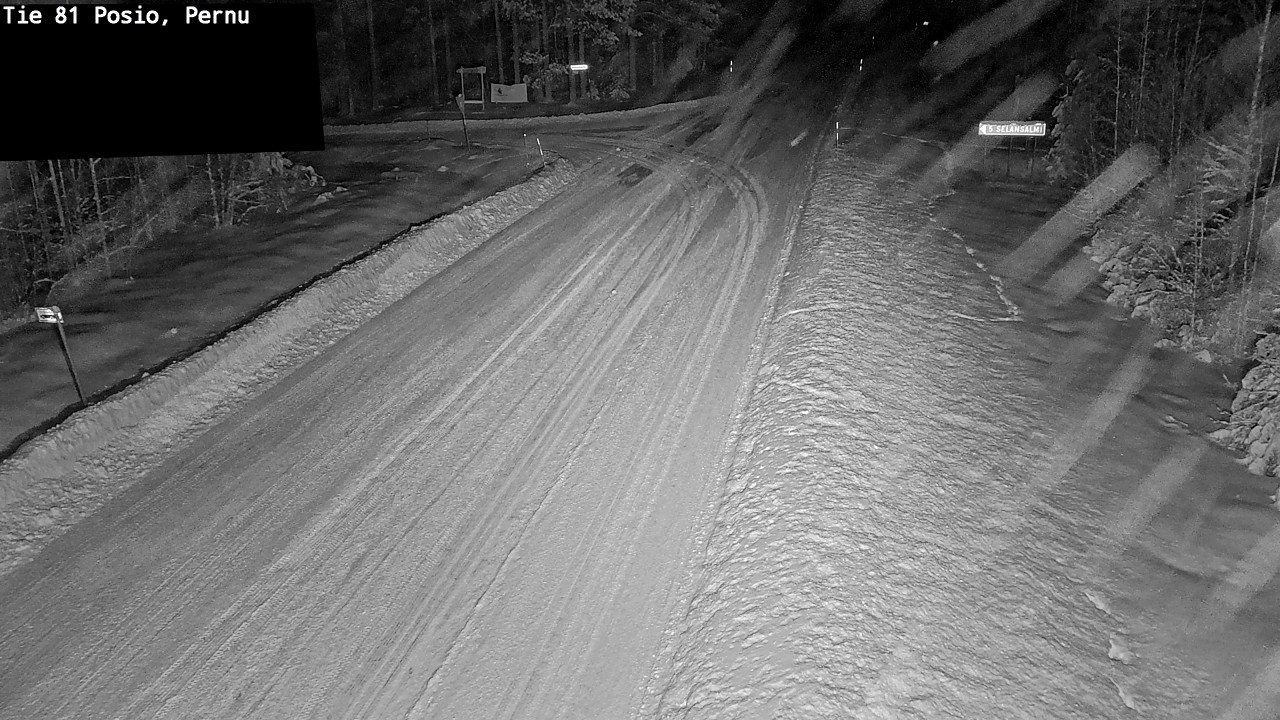 Weather Camera Image Road 81 Posio, Pernu, Posio, Lappi