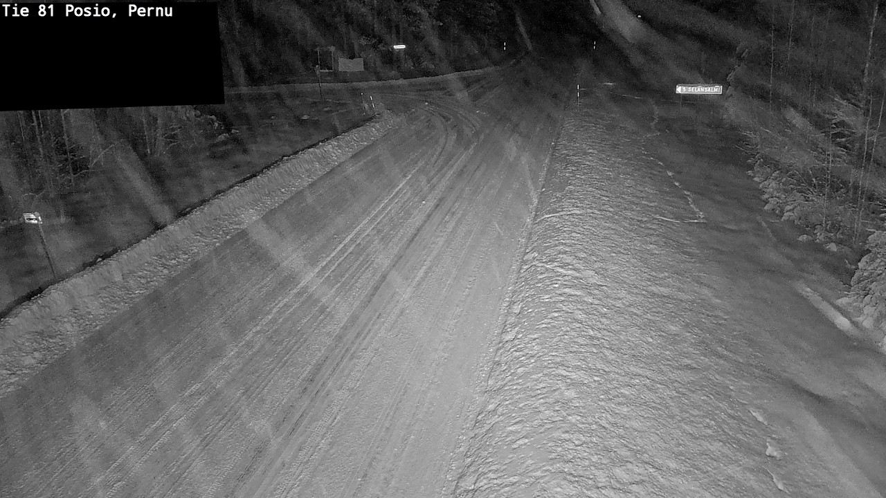 Weather Camera Image Road 81 Posio, Pernu, Posio, Lappi