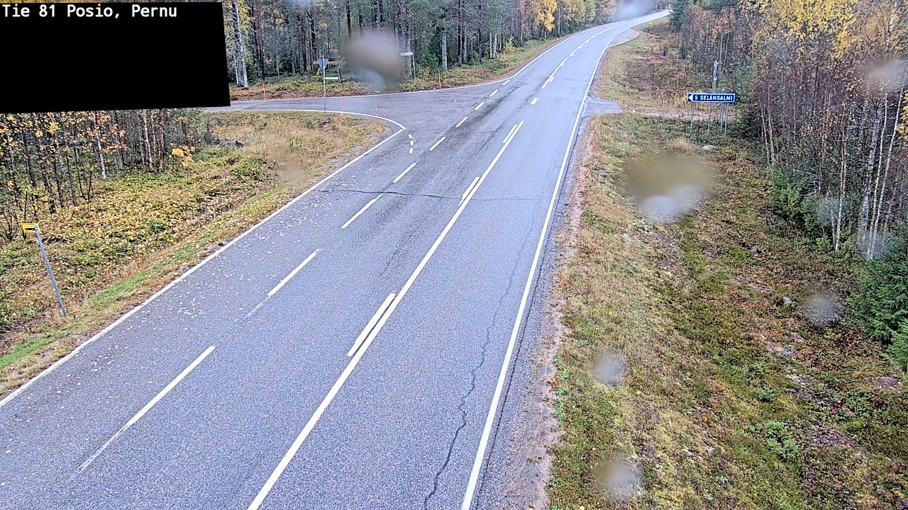 Weather Camera Image Väg 81 Posio, Pernu, Posio, Lappi