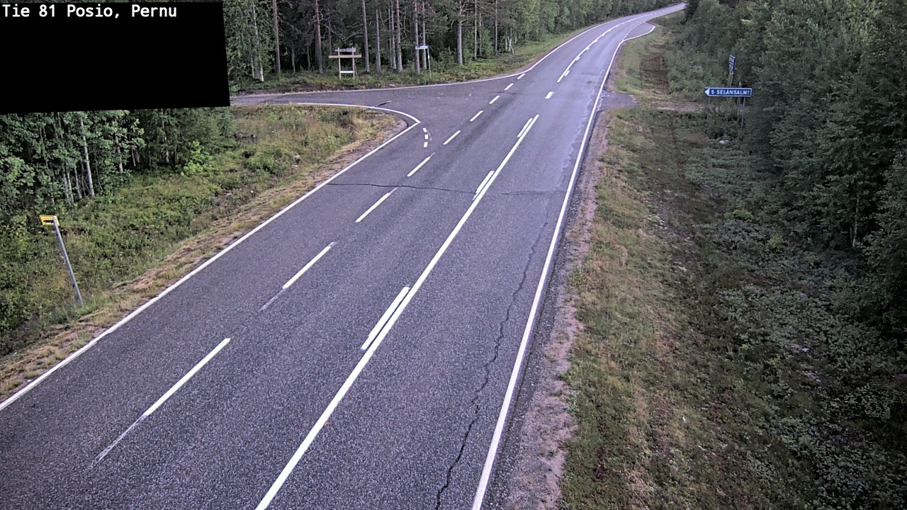 Kelikamerat Kuva Tie 81 Posio, Pernu, Posio, Lappi