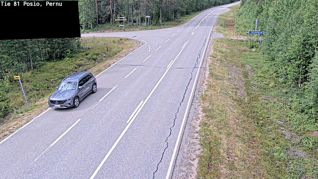 Kelikamerat Kuva Tie 81 Posio, Pernu, Posio, Lappi