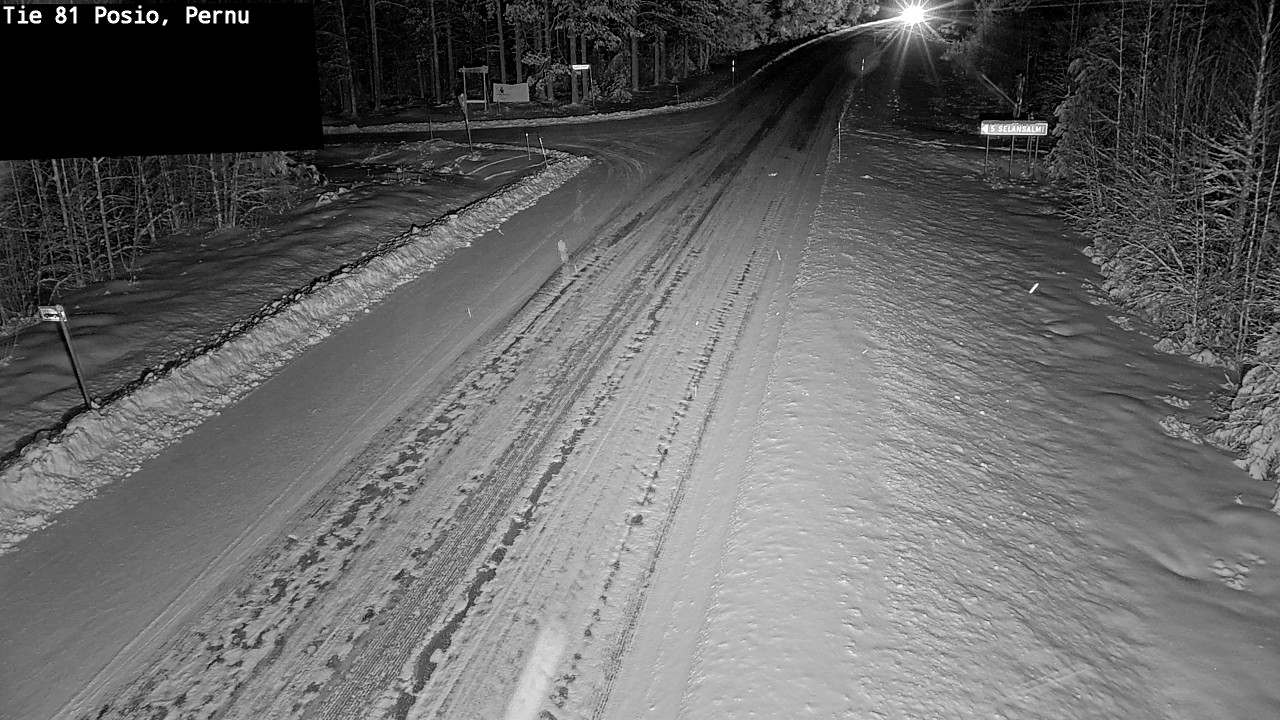 Kelikamerat Kuva Tie 81 Posio, Pernu, Posio, Lappi