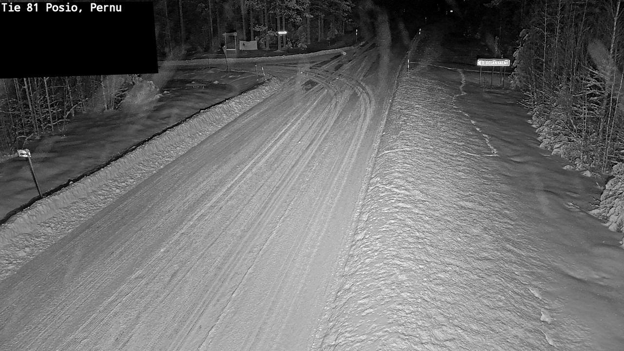 Weather Camera Image Road 81 Posio, Pernu, Posio, Lappi