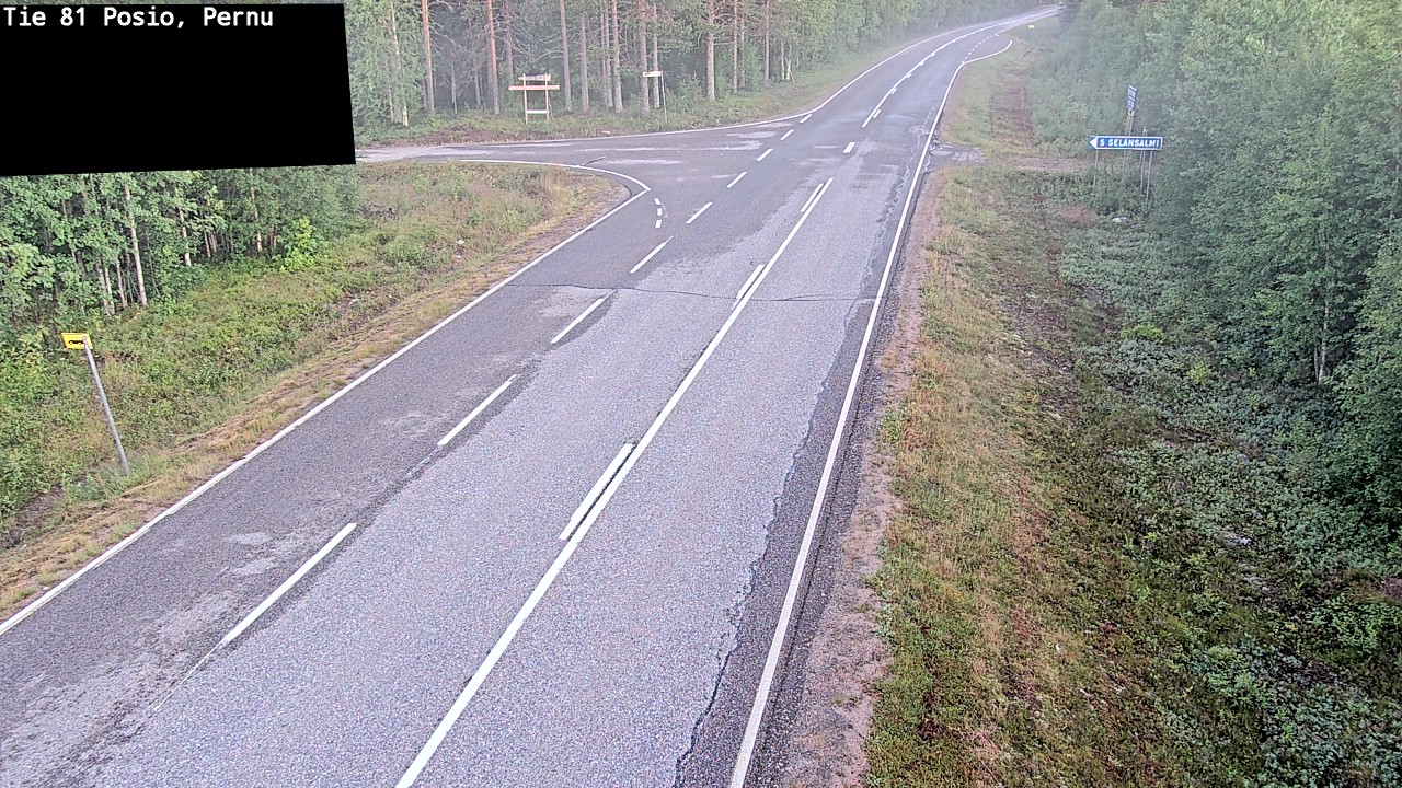 Kelikamerat Kuva Tie 81 Posio, Pernu, Posio, Lappi